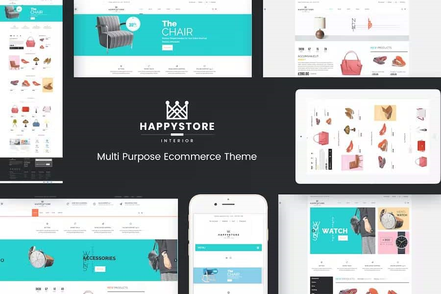 HAPPYSTORE – RESPONSIVE WORDPRESS WOOCOMMERCE THEME